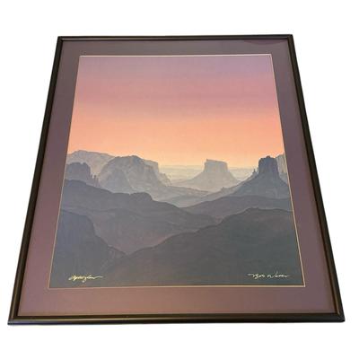 Bob Walker Signed “Afterglow” Print (25 x 29)