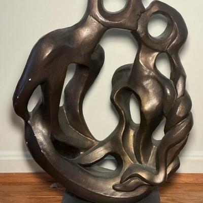 Austin Sculpture Martel "Wedding Rings" Ceramic Sculpture
