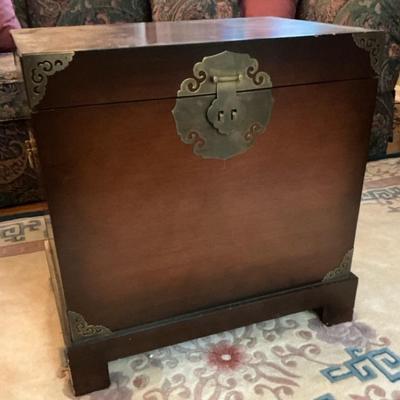 Asian Style Storage Chest Table 