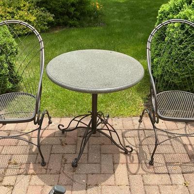 Bistro Table & Two Chairs