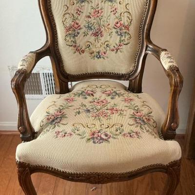Italian Needlepoint Chair