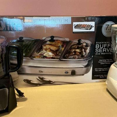 Food Processor, Blender And Buffet Server 
