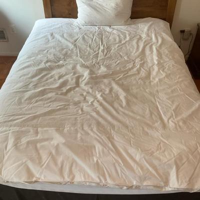 Martha Stewart Collection White Cotton Twin Duvet & Insert