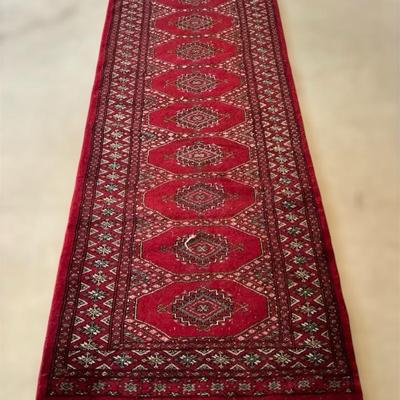 Red Wool Runner (96 x 32)