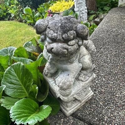 Cement statues