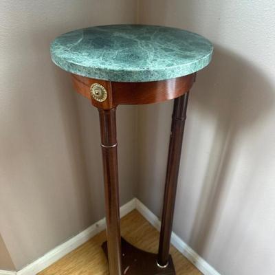 Side table with marble top