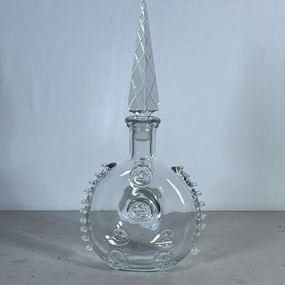 Remy Martin Decanter By Baccarat | Unique Cognac decanter engraved on the bottom. Stopper may not be original. Baccarat Crystal. - h. 8 x...