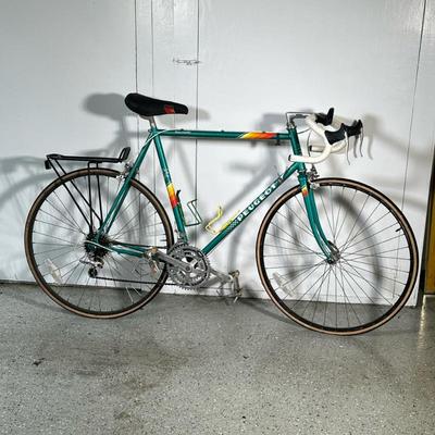PEUGEOT TOURMALET BICYCLE | Peugeot Tourmalet bicycle with Dia-compe brakes, Shimano Biopace 12-speed gear suite, Spenco Gel Avocet seat
