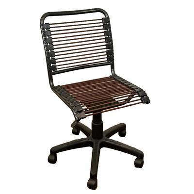OFFICE CHAIR | With bungee back & seat, wheels, and height-adjusting lever - h. 33.5 x w. 18 x d. 18 in