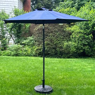 OUTDOOR UMBRELLA | Outdoor umbrella with stand and built-in LEDS - h. 90 x dia. 86 in
