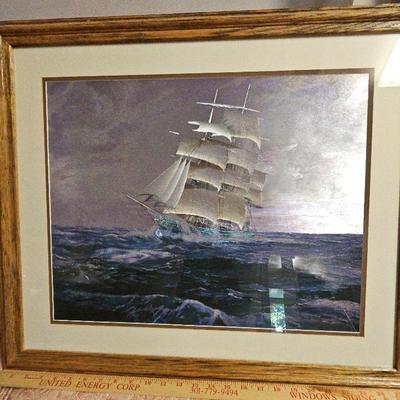 Rough Seas Sailboat