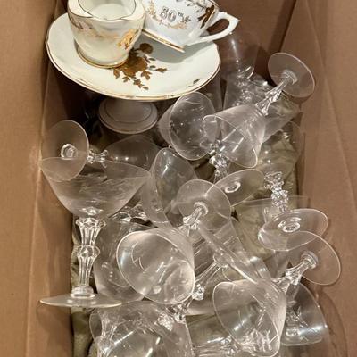 Wine Glasses And Fine China