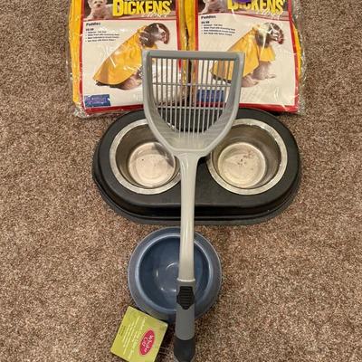 Dog Bowls, Dog Costumes And Pooper Scooper