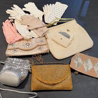Vintage Purses And Gloves