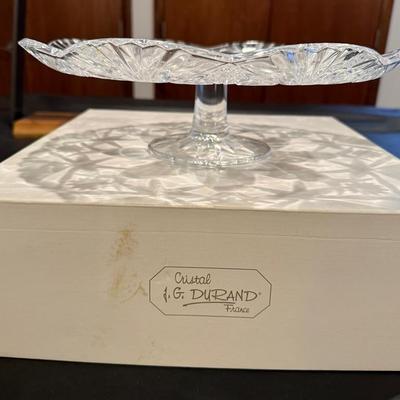 Cristal J. G. Durand France Serving Platter