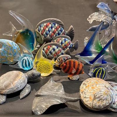 Glass Vintage Fish