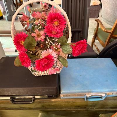 Flower Basket and Suit Cases