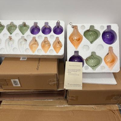 Colorful Prism Glass Ornaments 