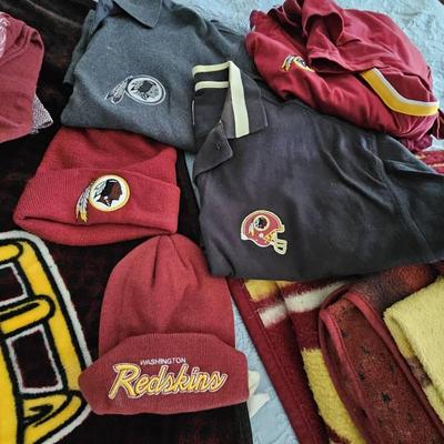 Redskins Autographed Ball And Assorted Redskins Items