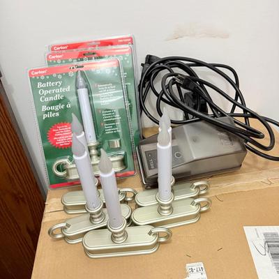 Battery Operated Candles And Misc Items