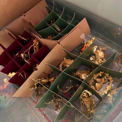 Gold Assorted Ornaments 