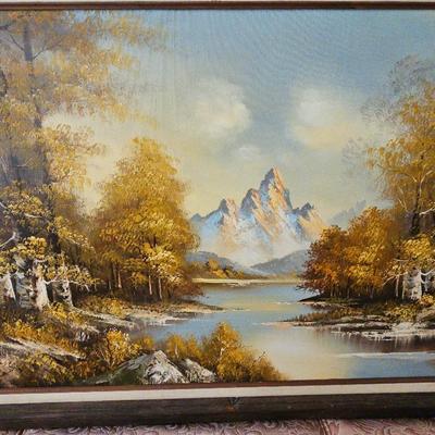 Lake Mountain Trees