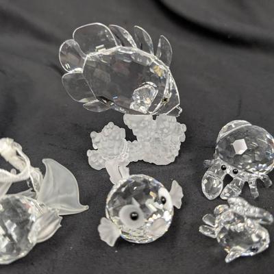 Swarovski Crystal Fish Figurines 