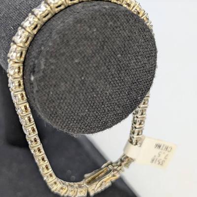 Sterling Silver Tennis Bracelet