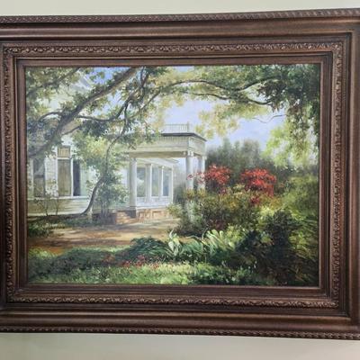 Large Wall Art Old House Landscape