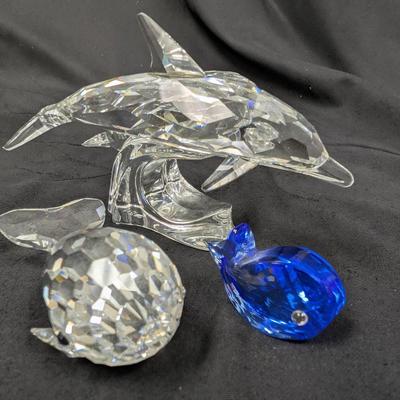 Swarovski Crystal Dolphins & Whales
