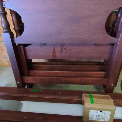 Vintage Amish Made Twin Bed Furniture 