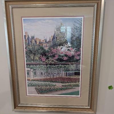Signed Teresa Pennington Biltmore Print