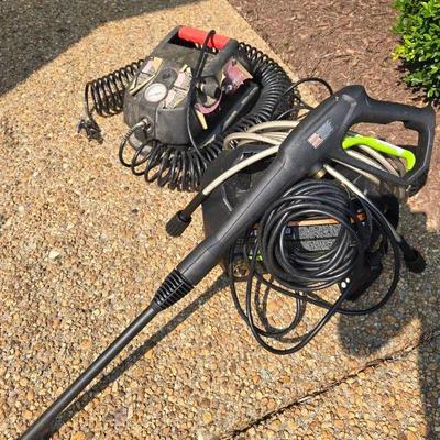 Greenworks Power Washer &  Husky Air Compressor