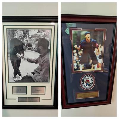 2 Framed Golf Photo Prints