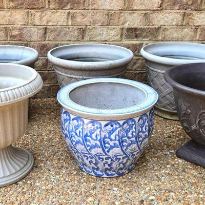 Garden Planter Pots, Asian Ceramic Pot