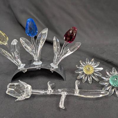 Swarovski Crystal Flowers