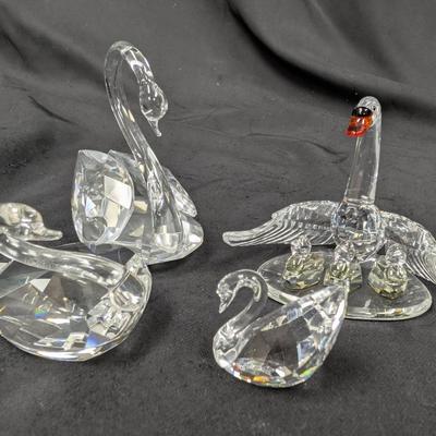 Swarovski Crystal Swans