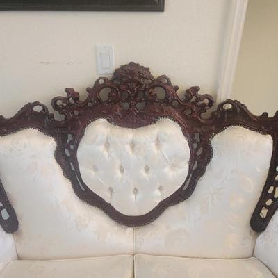 AVAILABLE NOW FOR PRESALE - 4 Piece Matching 1950s Walnut Rococo (Louis XVI) Living Room Sofa Set Made In Italy, sold separately, great...