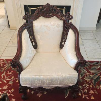 AVAILABLE NOW FOR PRESALE - 4 Piece Matching 1950s Walnut Rococo (Louis XVI) Living Room Sofa Set Made In Italy, sold separately, great...