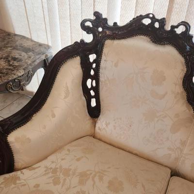 AVAILABLE NOW FOR PRESALE - 4 Piece Matching 1950s Walnut Rococo (Louis XVI) Living Room Sofa Set Made In Italy, sold separately, great...