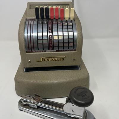Vintage Office Equipment: Speedrite 900 & Arrow 203