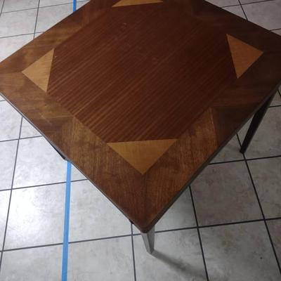 Beautiful Mid Century Folding Table 