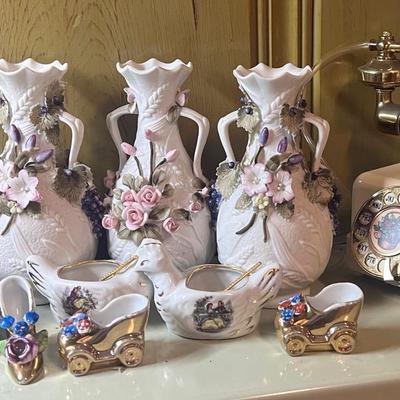 Porcelain Limoge And Other Fancy Ware