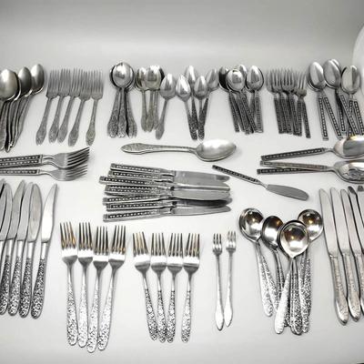 Three Styles Of Vintage Stainless Cutlery 