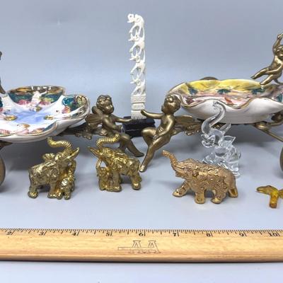 Capodimonte Cherubs, Chariots, Elephants And More