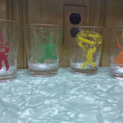Mid Century Little Colonel Glasses