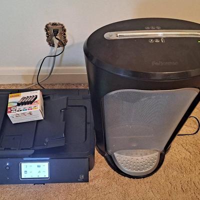 Fellowes Paper Shredder and Canon Printer