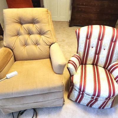 Elextric Lift Lounge Chair & Sateen Lounge Chair