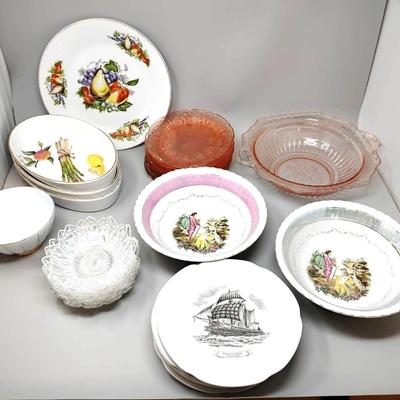 Depression Glass & Other Pretty Dishware 