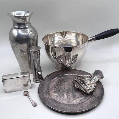 MCM Silverplate And Pewter